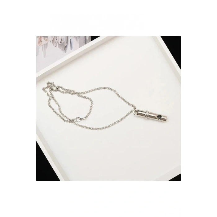 -deprem Düdüğü Çelik Kolye