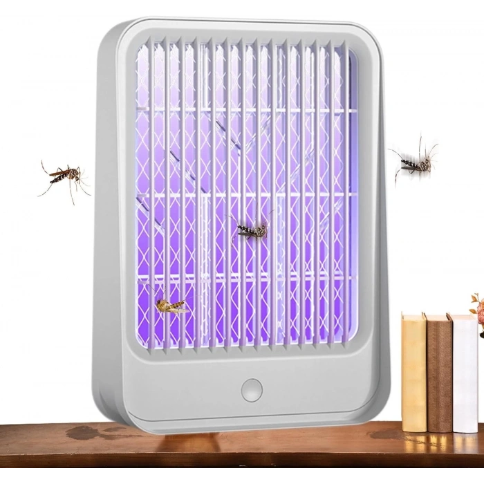 Elektrikli Sinek Kovucu Usb Şarjlı Sessiz Ve Etkili Led Işıklı Kapan