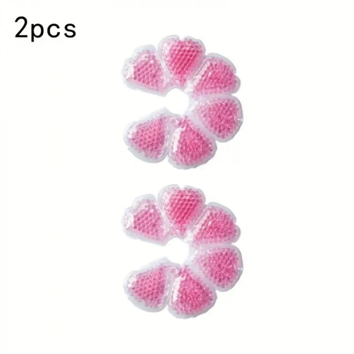 Emziren Anneler İçin 2 Li Jel Göğüs Pedi – Sıcak Ve Soğuk Kullanıma Uygun, Pvc Dolgulu, Konfor Ve Destek Sağlayan Ped (pembe)