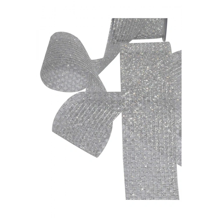 File Sim Kurdele 25 mm Gümüş 1 Metre