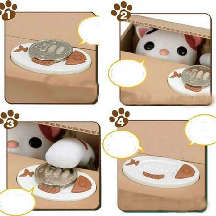 Byhodi Hırsız Para Çalan Kedi Kumbara Model-1 (599599)