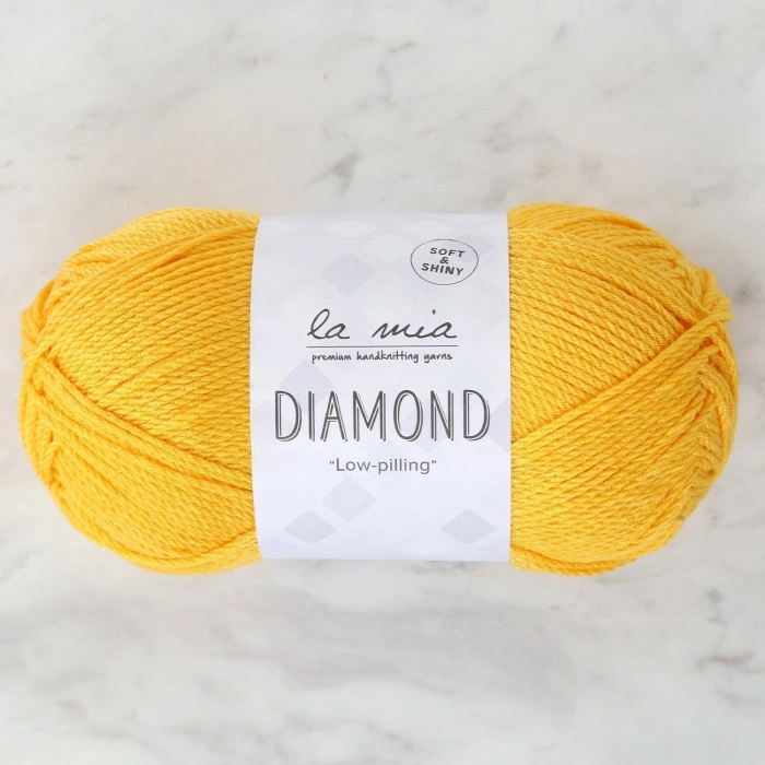 La Mia Diamond Hardal Sarısı El Örgü İpi - L003 - 33722