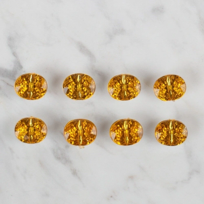 Loren Crafts hardal sarısı 8 li düğme - 242