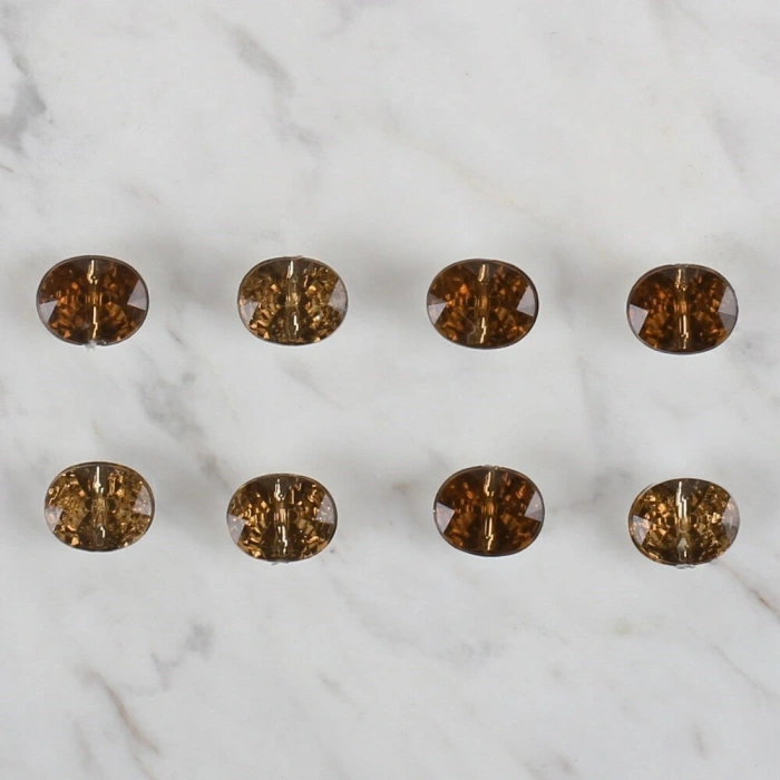 Loren Crafts kahverengi 8 li düğme - 243