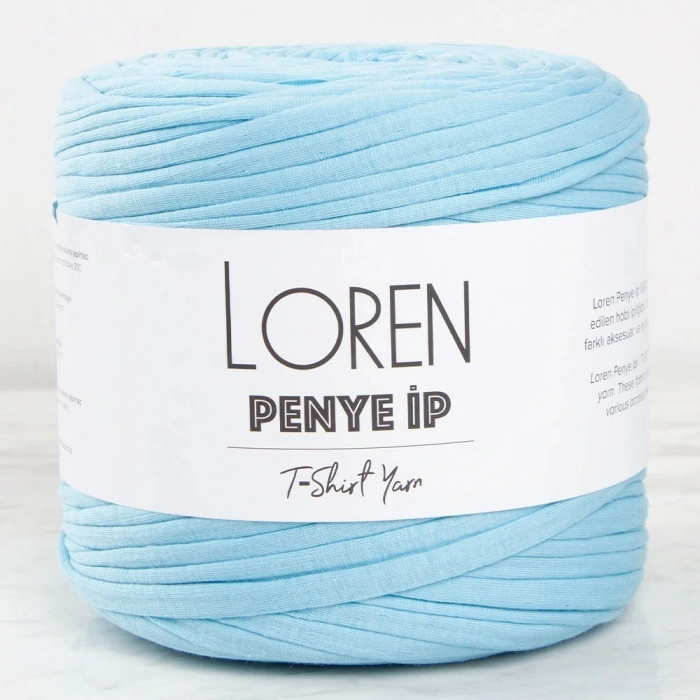Loren Penye Kumaş El Örgü İpi Turkuaz - 51 - 33477