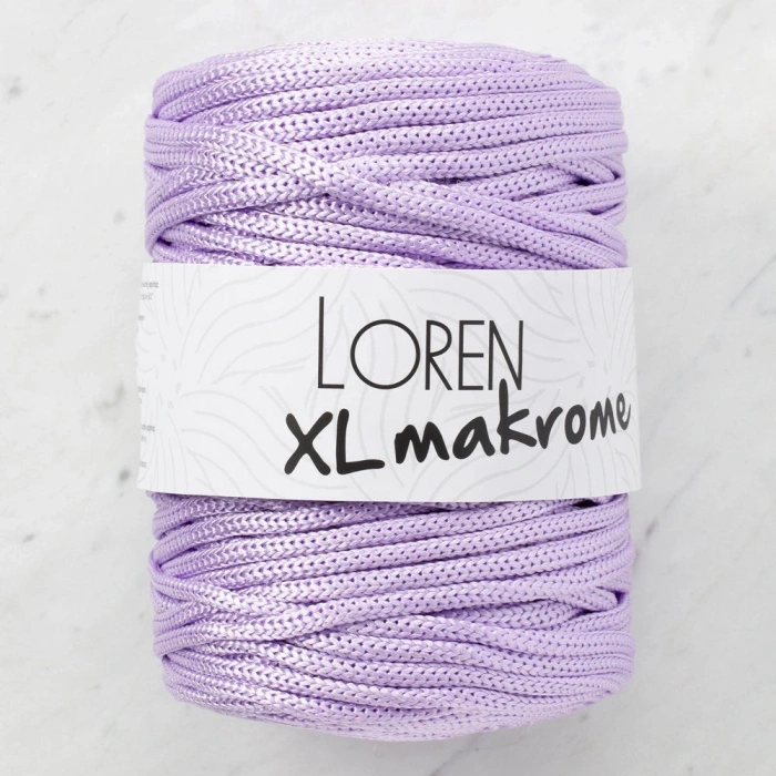 Loren XL Makrome Lila El Örgü İpi - R037 - 33716