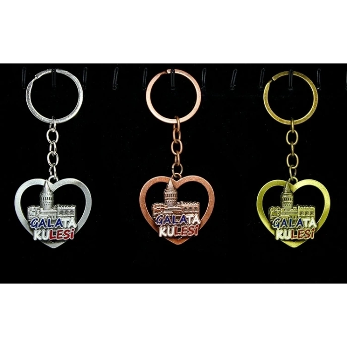 Metal Galata Kulesi Anahtarlık Alk2209