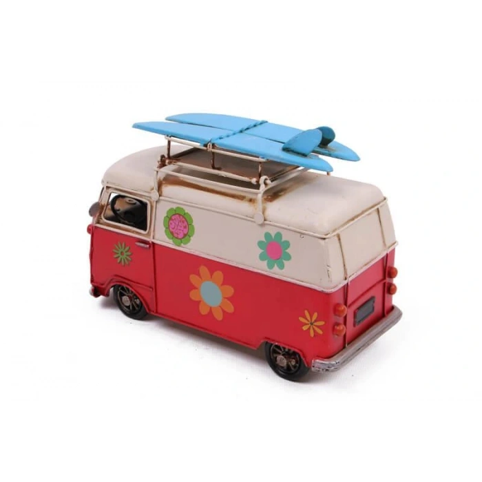 Byhodi Metal Minibüs Çerçeveli Kumbaralı Biblo Dekoratif Hediyelik (599599)