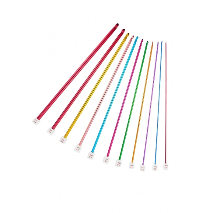 Örgü Tığ Metalize 35 cm  5 Numara