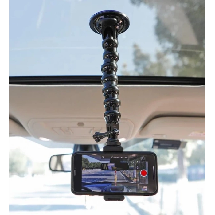 Pratik Akrobat Vantuzlu Teleskobik Telefon Tutucu