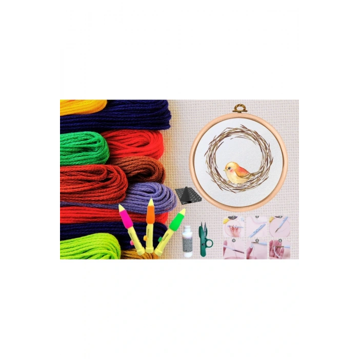 Punch Seti Nakış Seti Kasnaklı Kendin Yap Seti Seri 20