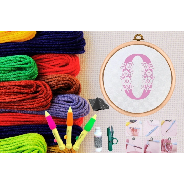 Punch Seti Nakış Seti Kasnaklı Kendin Yap Seti Seri 83