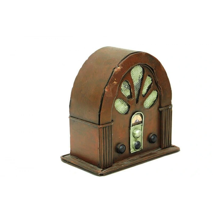 Byhodi Radyo Kumbara Vintage El Yapımı Dekoratif Hediyelik (599599)