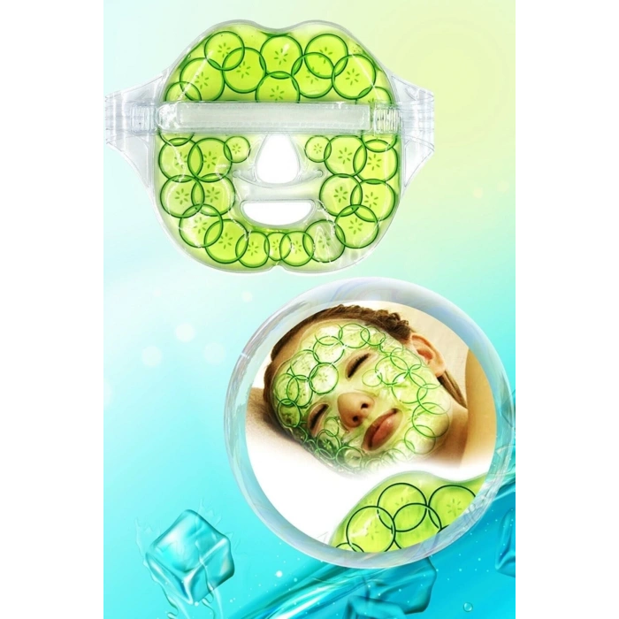 Salatalık Yüz Maske Jel Sıcak Soğuk Kullanım Rahatlatıcı