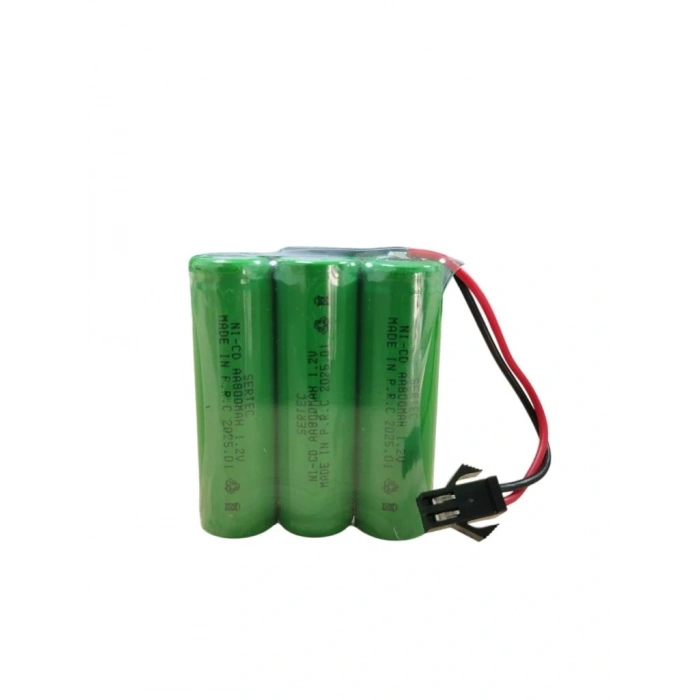 Byhodi SERTEC 3.6V 3S1P AA 800 MAH KABLO + SİYAH KONNEKTÖRLÜ OYUNCAK PİLİ (599599)