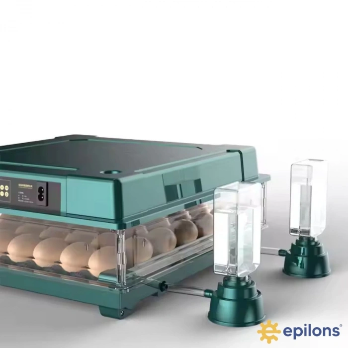 Slim Yeni Model 130’lu Gün Sayaçlı Otomatik Kuluçka Makinesi – Tavuk Kaz Ördek Kuş Yumurtası Uyumlu