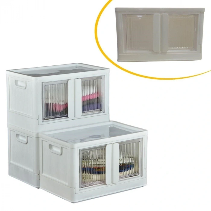 Tek Katlı (1 Ünite) Üst Üste Eklenebilir Demonte Mutfak ve Banyo Düzenleyici Raf-Beyaz