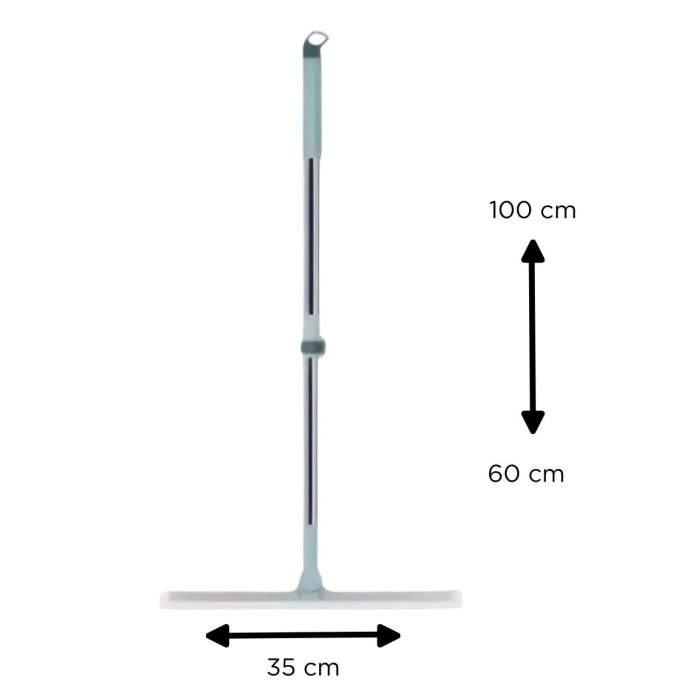 Teleskopik Oynar Başlıklı Cam,Zemin Silme Aparatı Çekçek
