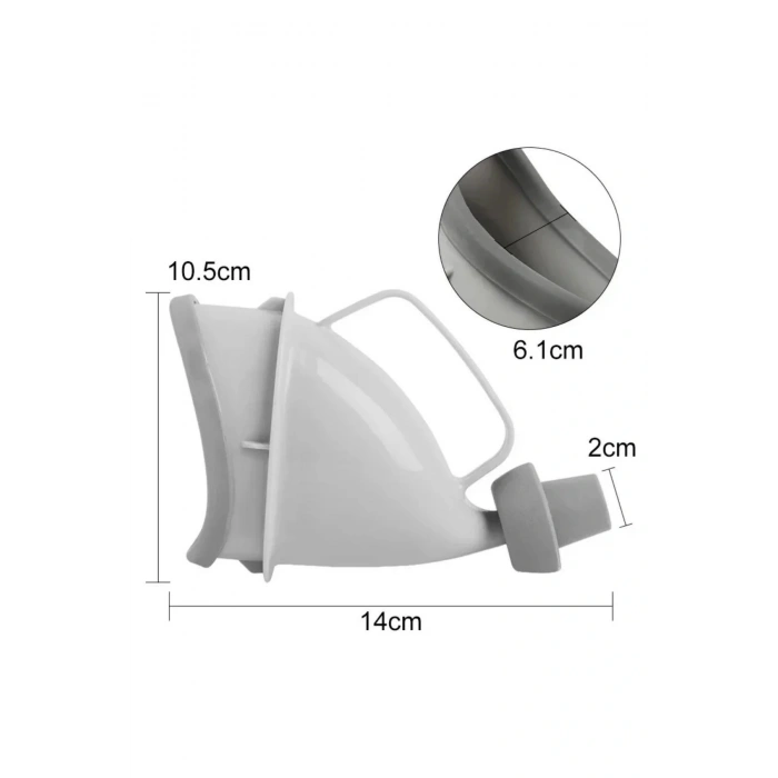 Unisex Taşınabilir Hijjenik Seyahat Tuvalet Aparatı Seyahat Tuvalet Hunisi