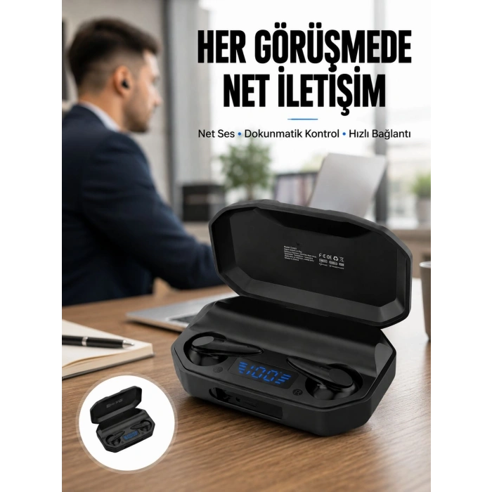 Çağrı Cevaplayabilen Akıllı Saat 5.2 Bluetooth Bağlantılı  Kulaklık Yeni Nesil