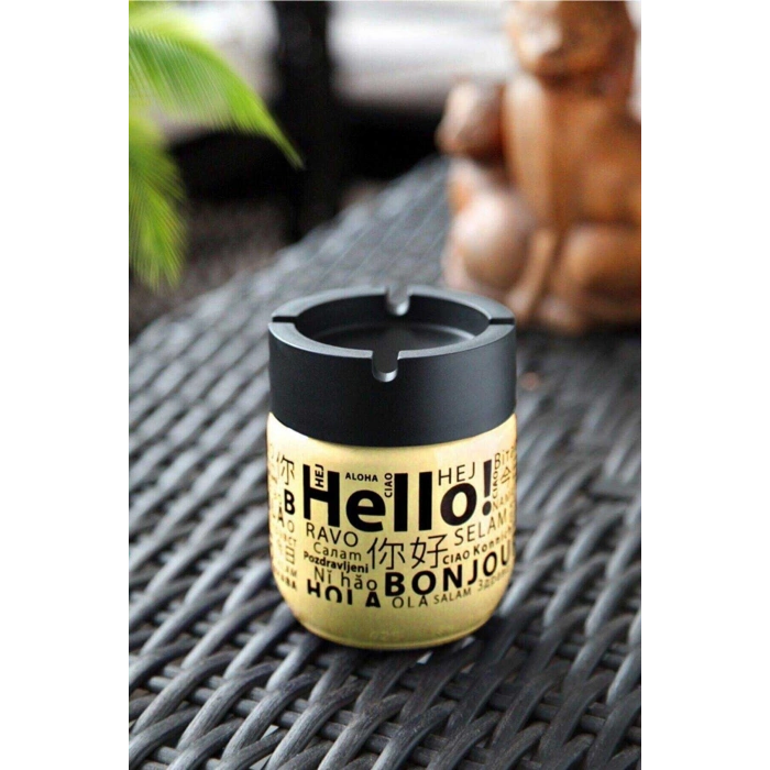 Cam Kokusuz Küllük 425 Cc Hello Desenli Sarı (599)