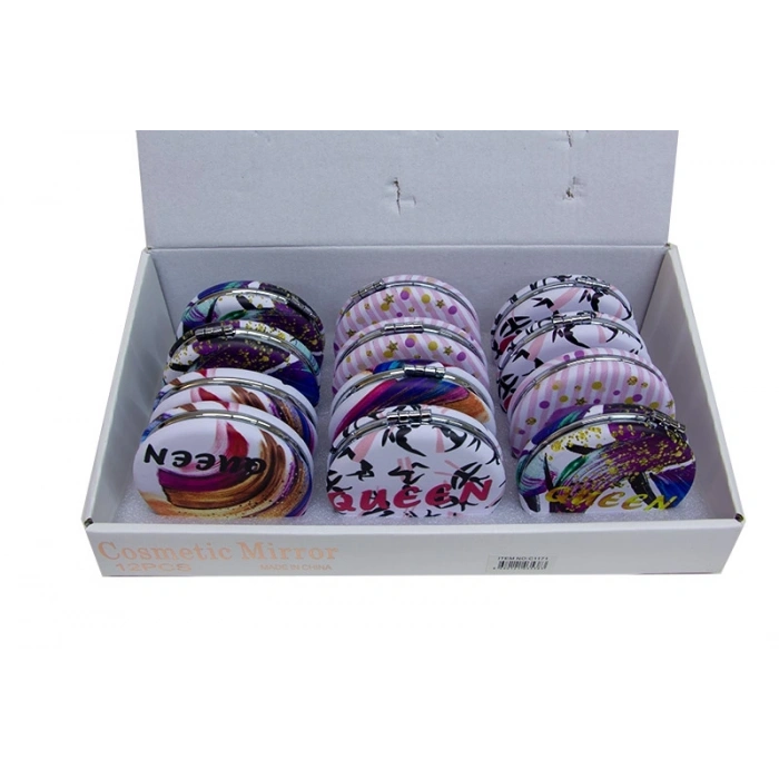 Cep Aynası Yuvarlak Tombul Queen