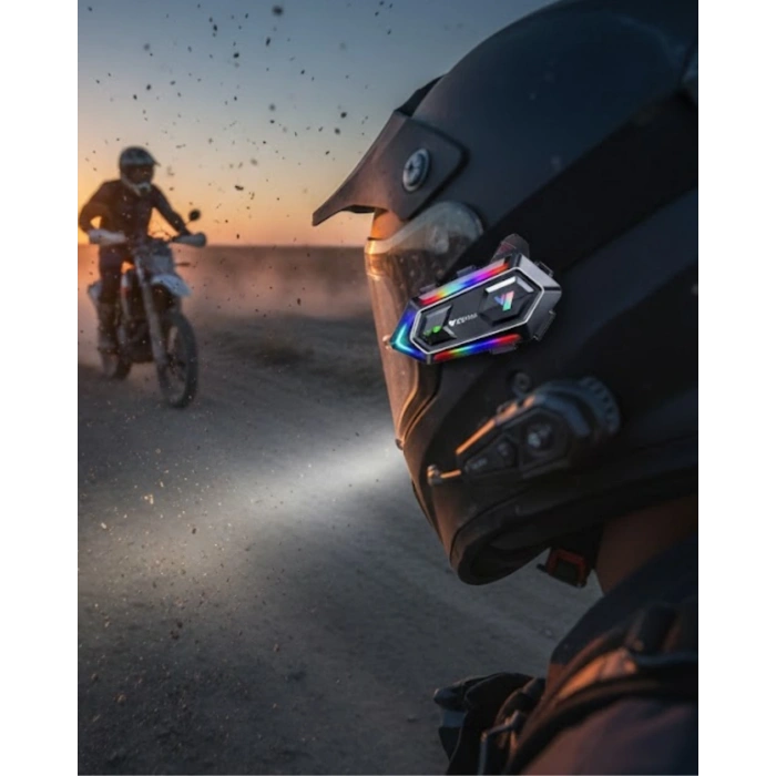 Çift Gürültü Azaltmalı Motosiklet Kask Telsiz Kulaklık