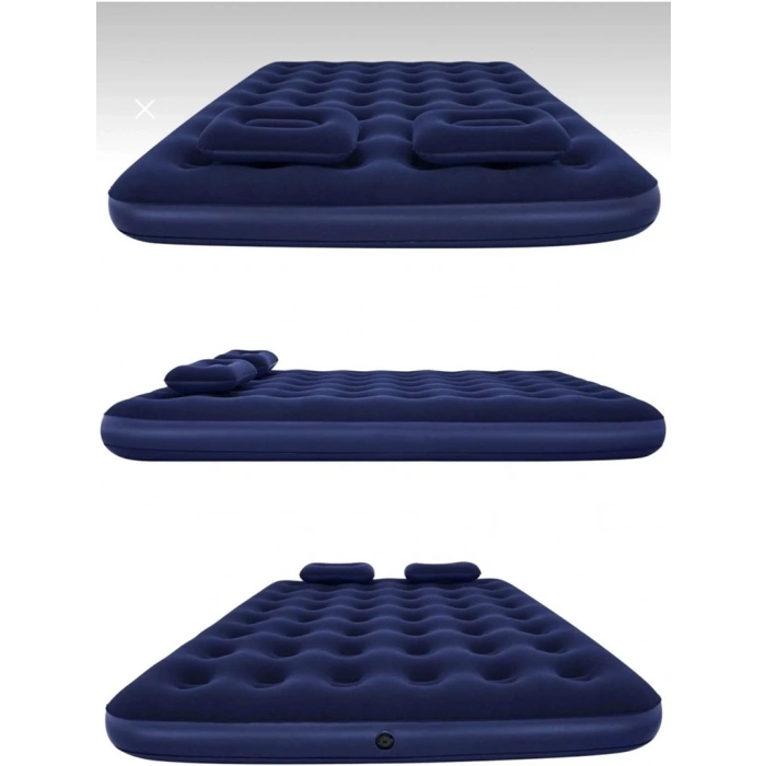 Çift Kişilik Şişme Yatak Dahili Pompalı 203x152x22 Cm 2 Yastıklı