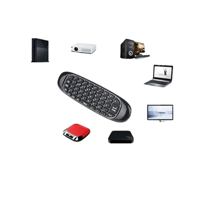 Çift Taraflı Hava Mouse Kablosuz Klavye Ve Uzaktan Kumanda