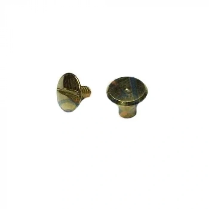 Cilt Menü, Katalog, Kartela Vidası, 6 Mm - Sarı, 100 Adet