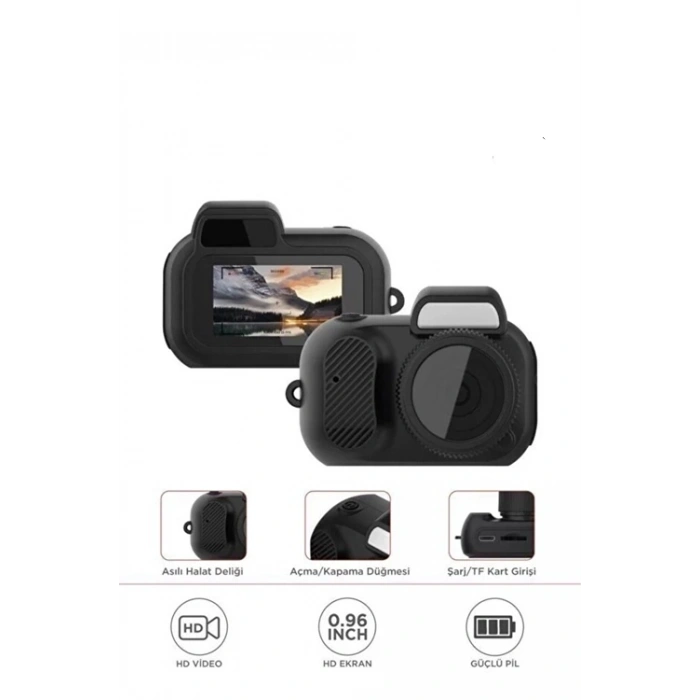 Cmr-37 Mini Dijital Video Fotoğraf Makinesi Kamera Siyah