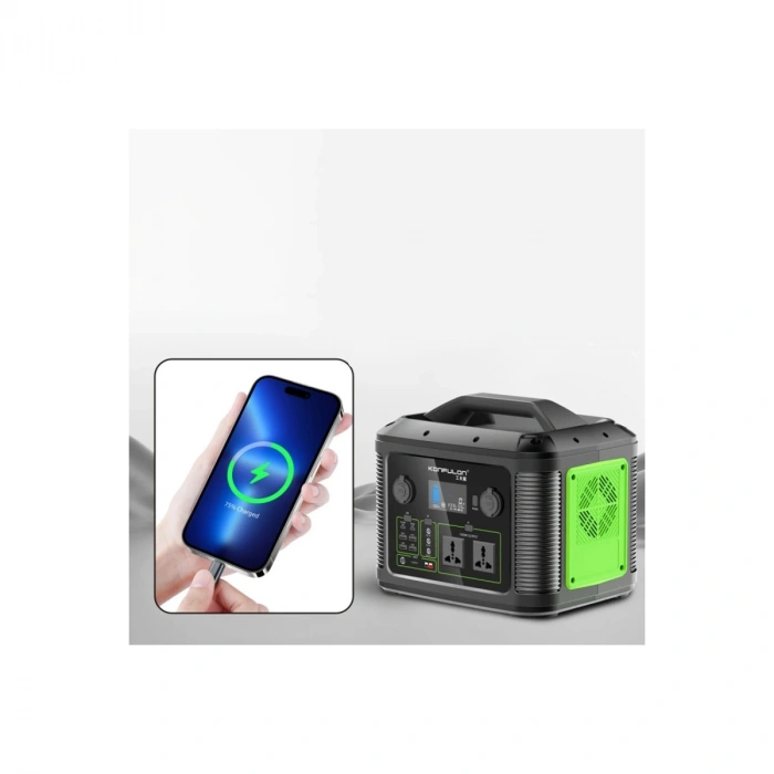 Cn06 Powerbank 1200w 315.000 Mah Kamp Şarj 60w Pd - Siyah