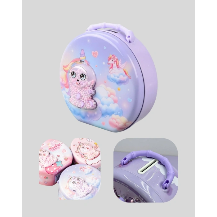 Çocuklar İçin Şifreli Para Kasası Hazine Sandığı Tasarımı