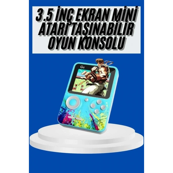 Çocuklara Özel 4k Hd Retro Oyun Konsol El Atari Taşınabilir 500 Oyunlu
