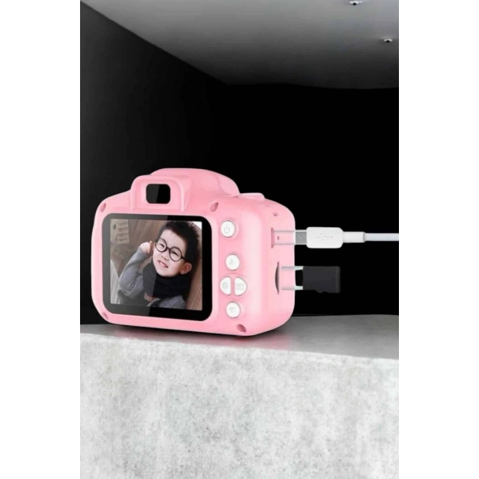Çocuklara Özel Dijital Fotoğraf Makinesi Mini 1080p Hd Kaliteli