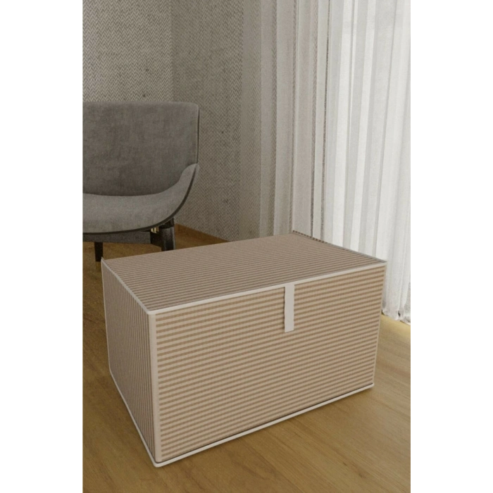 Çok Amaçlı Düzenleyici Kutu Organizer Cırt Cırtlı Hurç Mega Plus Boy 40cm X 30cm X 70cm (3 Adet)