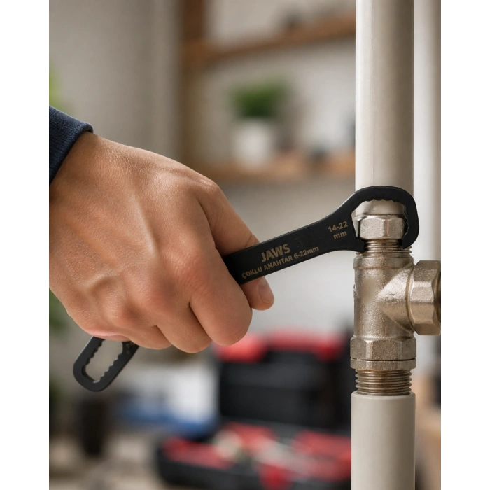 Çok Fonksiyonlu Anahtar 6 22 Mm Krom Vanadyum Çelik Dayanıklı Ve Taşınabilir