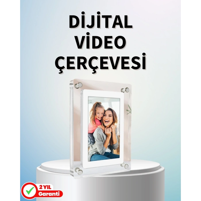 Dayanıklı Ve Hafif Tasarım – 7 İnç Dijital Fotoğraf Çerçevesi Ev Ve Ofis İçin