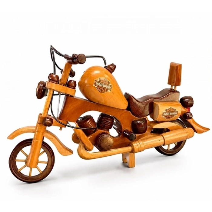 Dekoratif Ahşap Harley Motor No:1138