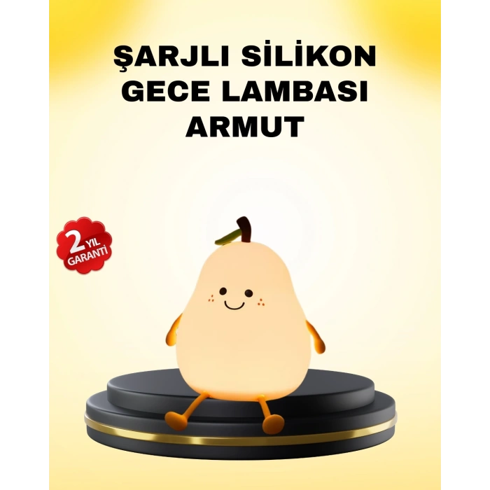 Dekoratif Armut Led Lamba Renk Ayarlı Şarj Edilebilir