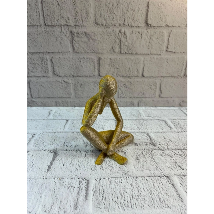 Dekoratif İnsan Figürü Sarı