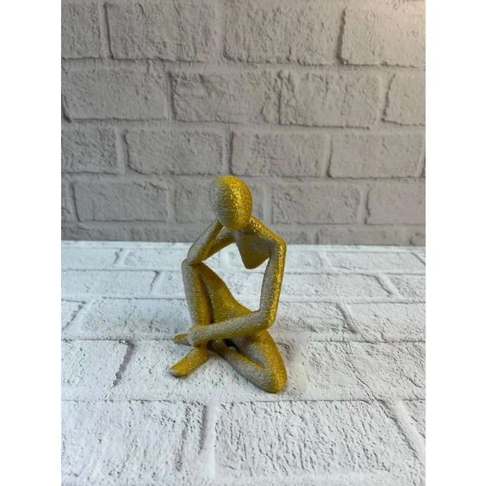 Dekoratif İnsan Figürü Sarı