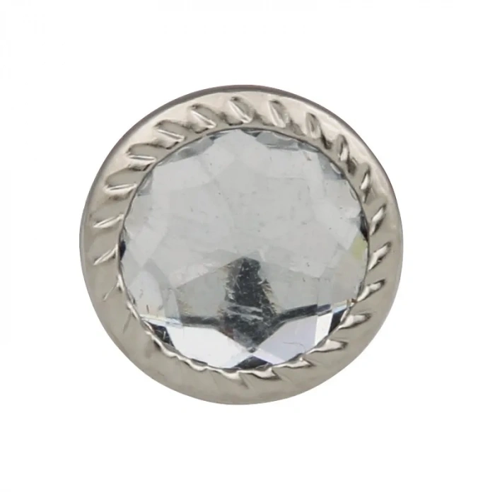 Dekoratif Parlak Taşlı Kabara Raptiye 17 Mm - 500