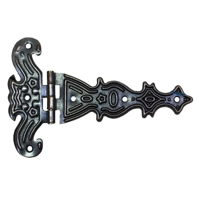 Dekoratif, Sac Tek Kuyruklu Menteşe - 40x68 Mm, Küçük, Eskitme, 100 Adet