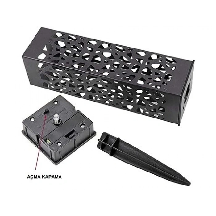 Dekoratif Solar Güneş Enerjili Bahçe Aydınlatması Yürüyüş Yolu Seti ( 8 Adet )