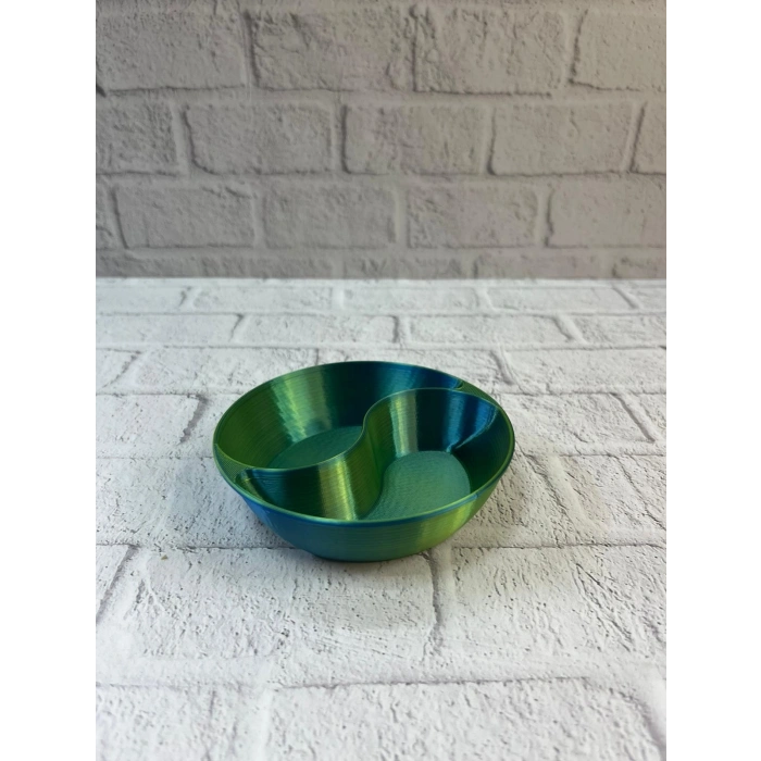 Dekoratif Yeşil Çerezlik Kase 4’lü Set 3x12 Cm