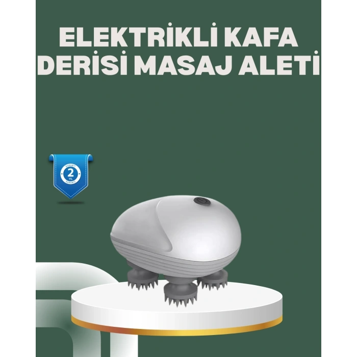 Derin Masaj Sağlayan Elektrikli Kafa Masaj Aleti