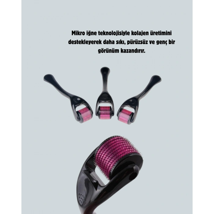 Dermaroller 1 Mm Akne İzleri Ve Çatlak Giderici Cilt Bakım Aleti