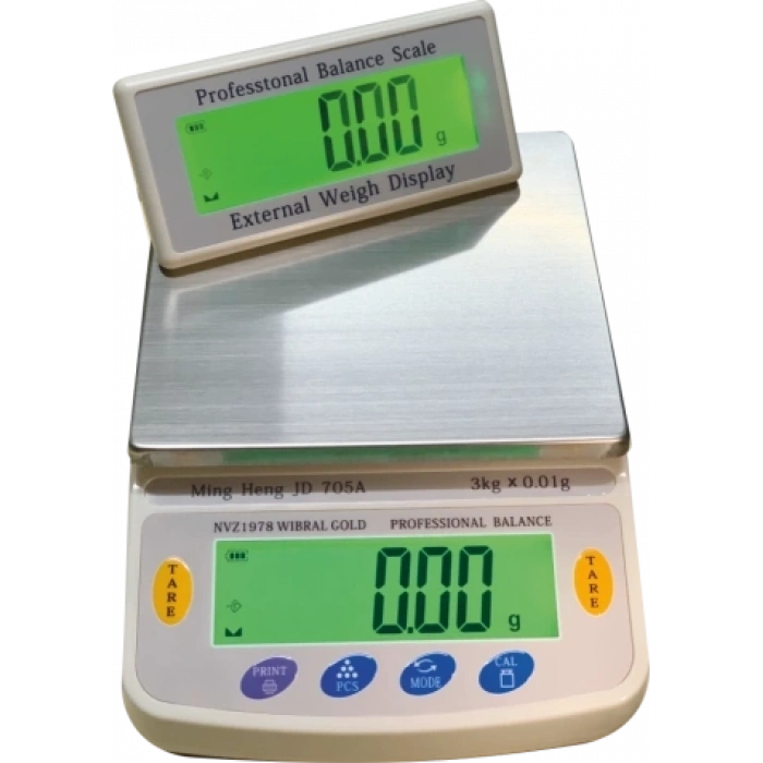 Diamond Dijital Göstergeli Çift Ekran Hassas Terazi Nvz-1978 (3 Kg-0.01)