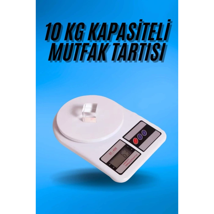 Dijital Hassas 10 Kg Mutfak Terazisi Tartısı Lcd Ekran Mutfak Tartısı